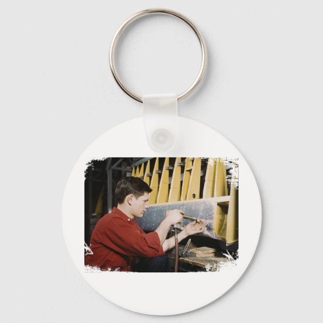 Riveter Keychain (Front)