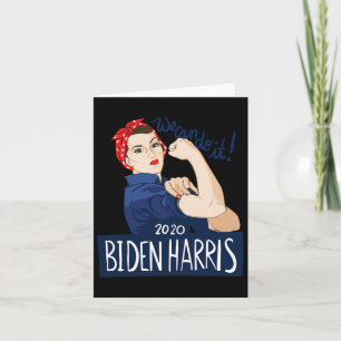 Riveter We Can Do It Biden Harris 2020 Card