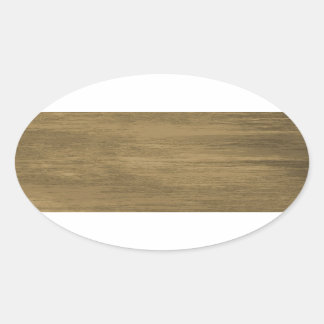 rivetted grungy gold metal plate oval sticker