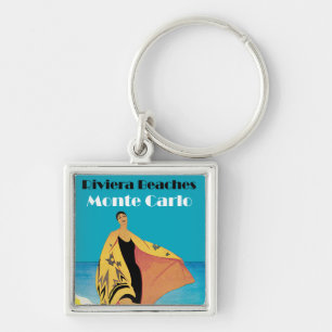 Riviera Beaches ~ Monte Carlo Keychain