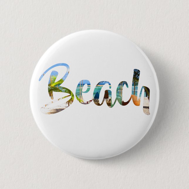 Riviera Maya Beach Button (Front)
