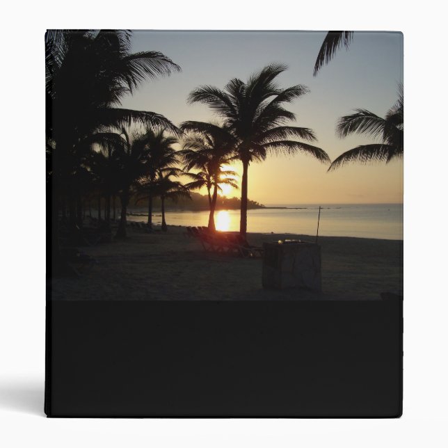 Riviera Maya Cancun Mexico Caribbean Sea Binder (Front)