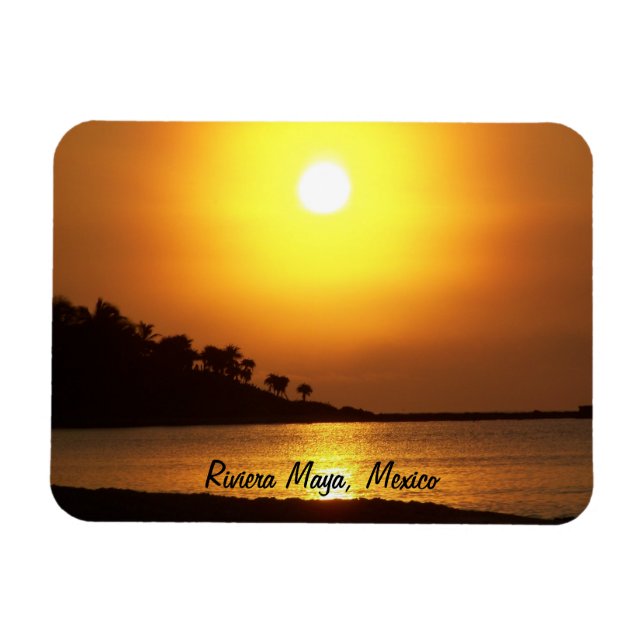 Riviera Maya Cancun Mexico Caribbean Sea Magnet (Horizontal)