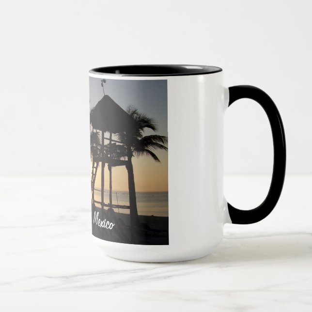 Riviera Maya Cancun Mexico Caribbean Sea Mug (Right)