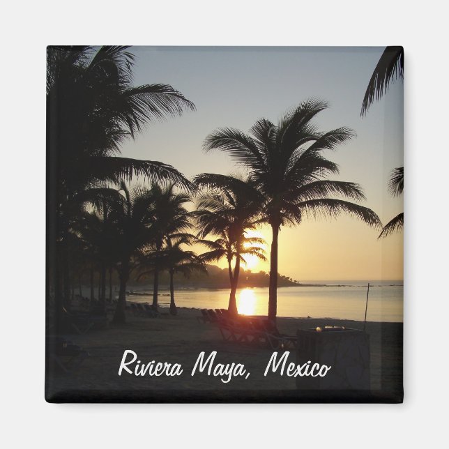 Riviera Maya Cancun Mexique Caraibes mer Magnet (Devant)