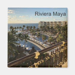 Riviera Maya Cancun Mexique - Magnet Carré