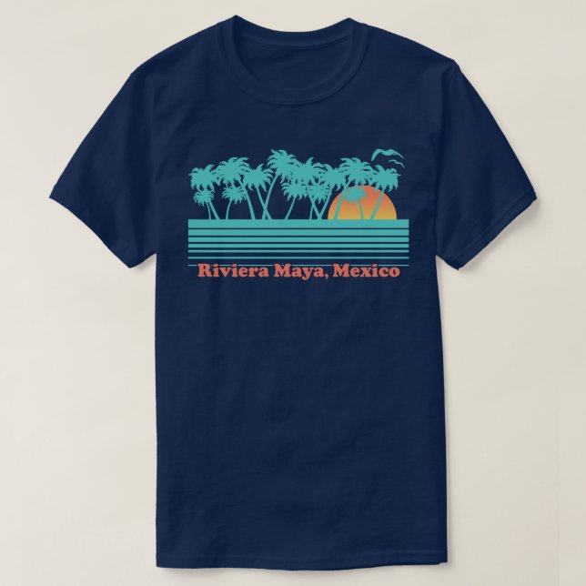 Riviera Maya Mexico T-Shirt (Design Front)