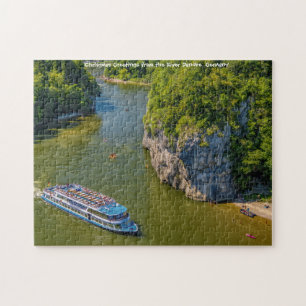 Rivière Danube Allemagne. Puzzle