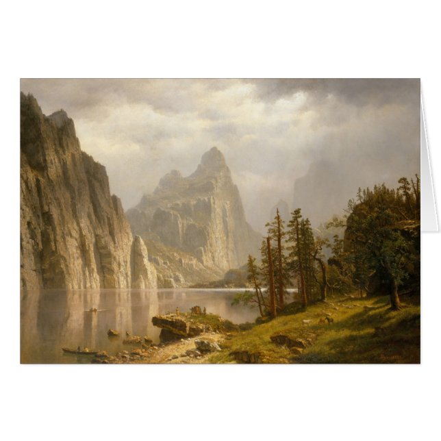 Rivière de Merced, vallée de Yosemite (Devant horizontal)