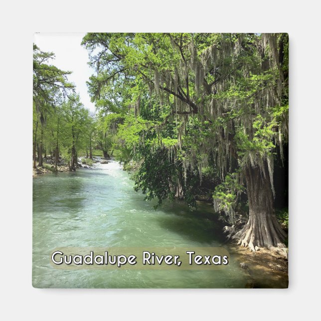 Rivière Guadalupe en Gruene, Texas Magnet (Devant)