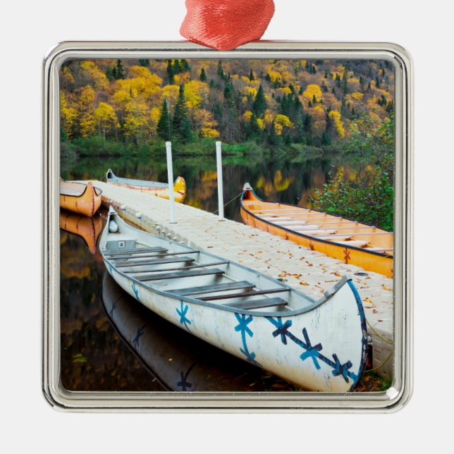 Rivière Jacques-Cartier | Rabaskas Dock Metal Ornament (Front)