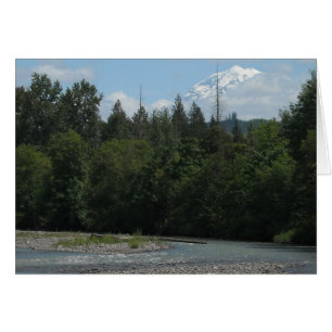 Rivière le mont Rainier de carbone