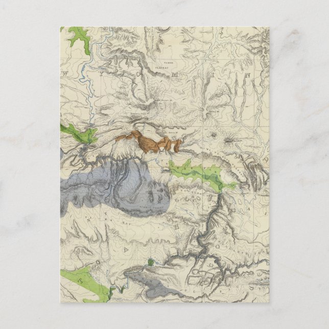 Rivière verte de la carte routière ferroviaire Uni (Devant)