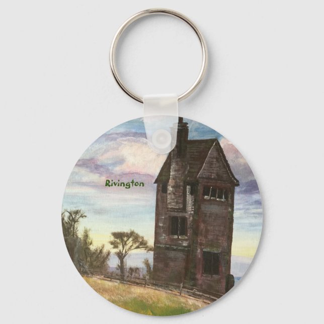 Rivington Pigeon Tower   Keychain (Front)