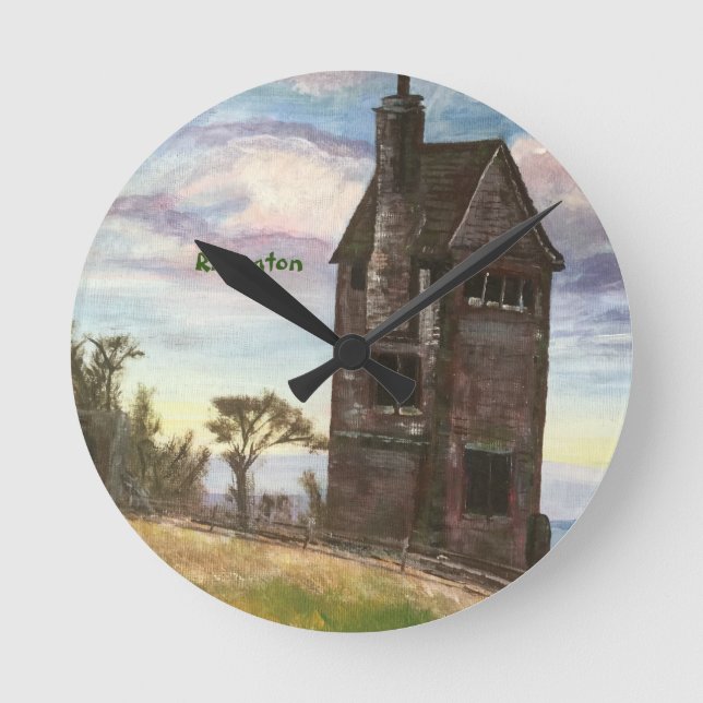 Rivington Pigeon Tower   Round Clock (Front)