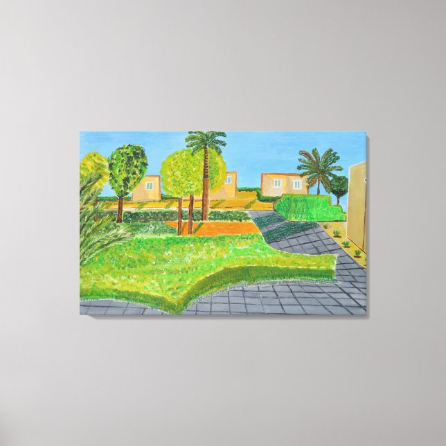 Riyadh Compound canvas art  (Front)