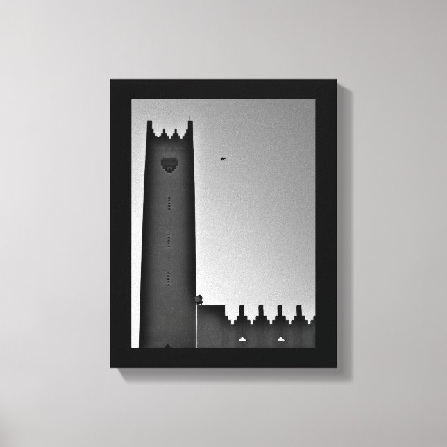 Riyadh Mosque Canvas Print (Front)