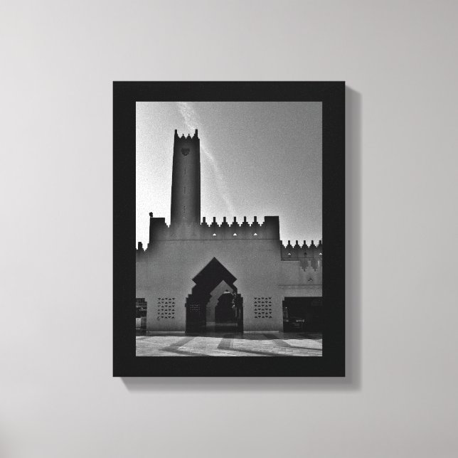 Riyadh Mosque Canvas Print (Front)