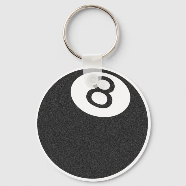 Riyah-Li Designs 8 Ball Keychain (Front)