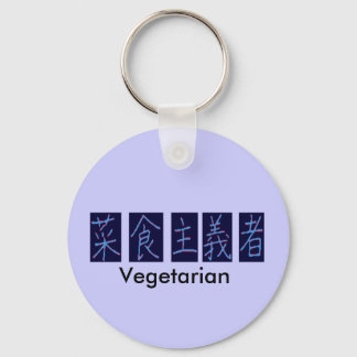 Riyah-Li Designs Kanji Vegetarian Keychain