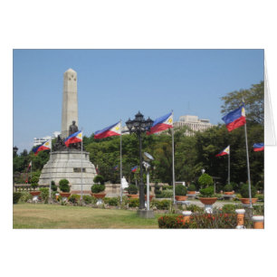 rizal monument flags