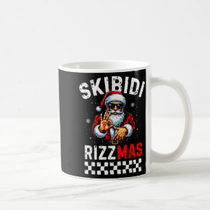 Rizz Christmas Santa 6 7 Funny Xmas Skibidi Rizzma Coffee Mug