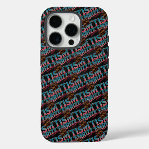 Rizz Em With The Tism Meme Autism Funny Racoon iPhone 16 Pro Case