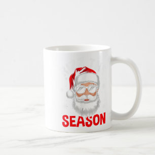 Rizz The Season Silly Christmas Funny Santa Men Te Coffee Mug