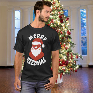 Rizz The Season Trendy Christmas Santa T-Shirt