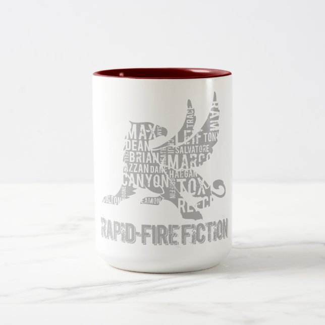 RK Griffin TwoTone GREYlogo Two-Tone Coffee Mug (Center)