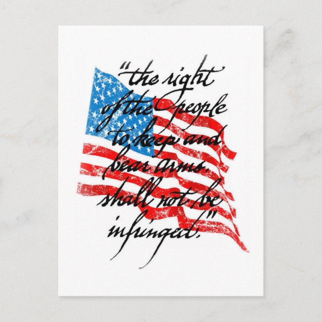 RKBA Shall Not Be Infringed Postcard (Front)
