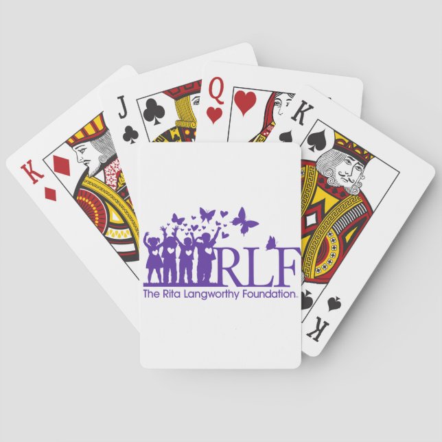 RLF Logo Playing Cards, Standard Index faces Cards (Back)