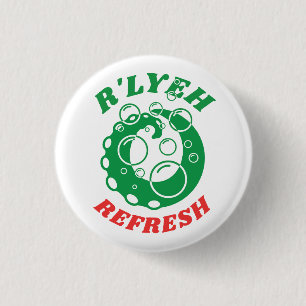 R'lyeh Laundry Detergent Innsmouth Lovecraft 1 Inch Round Button