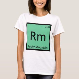 Rm - Rocky Mountain Gaited Horse Chemistry Element T-Shirt
