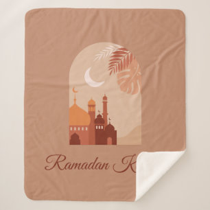  Rmadan Kareem Aesthetic Boho Fleece Blanket