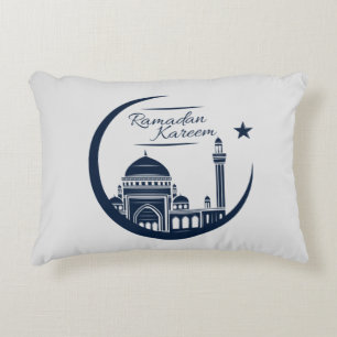 Rmadan Kareem Fleece Blanket Accent Pillow