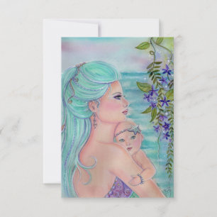 rmaid mother and baby invitations by Renee Lavoie