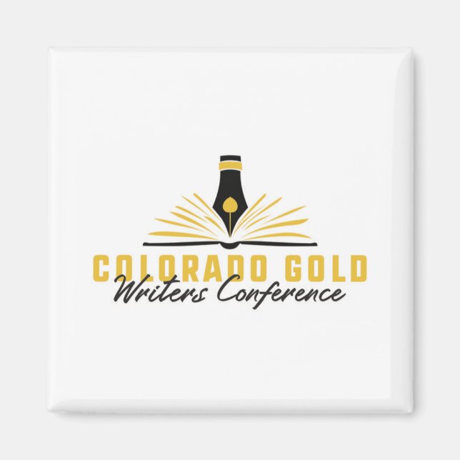 RMFW's CO Gold Writers Conference Items Magnet (Devant)