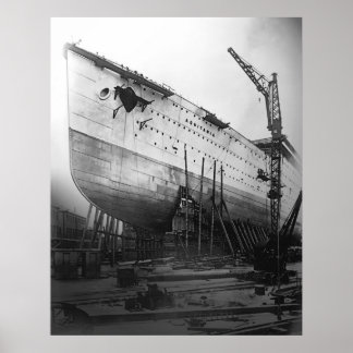 RMS Aquitania Poster