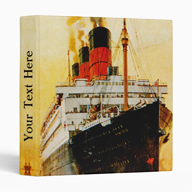 RMS Berengaria Binder (Front/Spine)
