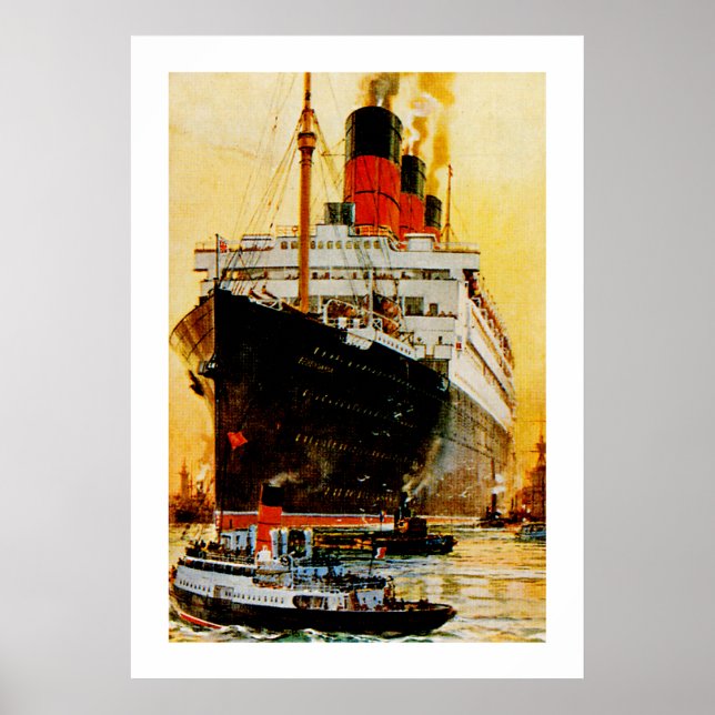 RMS Berengaria Poster (Front)