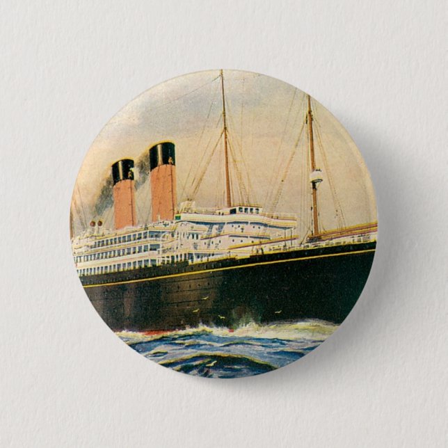 RMS Celtic 2 Inch Round Button (Front)