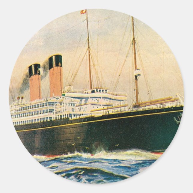 RMS Celtic Classic Round Sticker (Front)