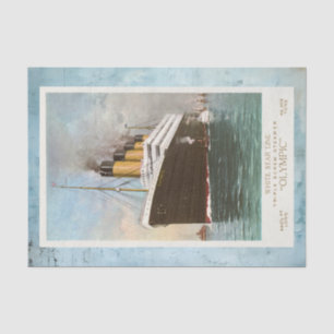 RMS Olympic Ocean Liner Tissue Paper