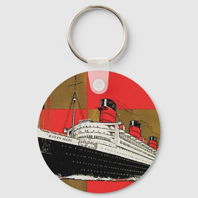 RMS Queen Mary Keychain (Front)