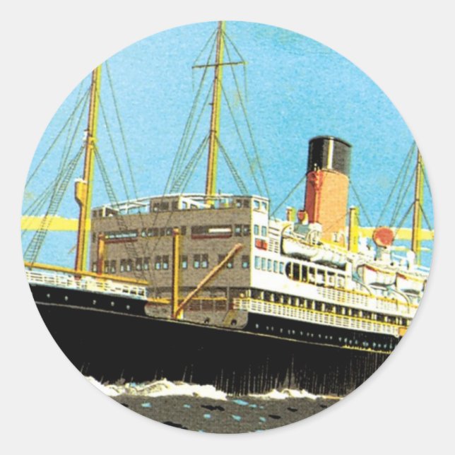 RMS Staffordshire Classic Round Sticker (Front)
