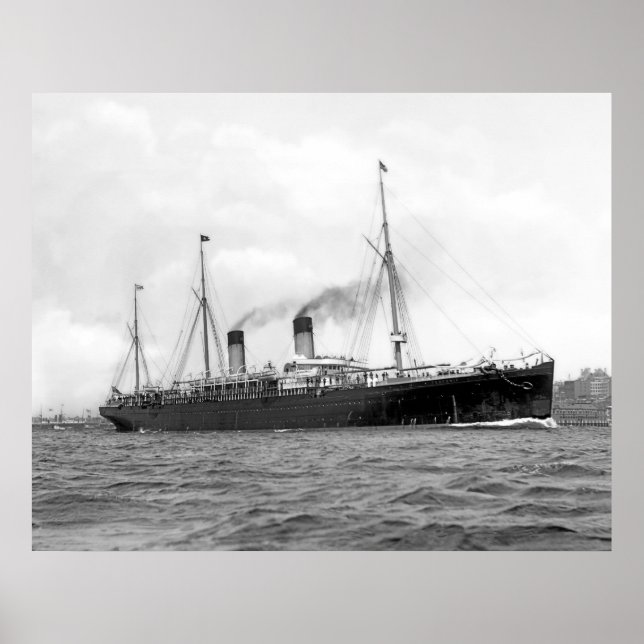 RMS Teutonic Poster (Front)