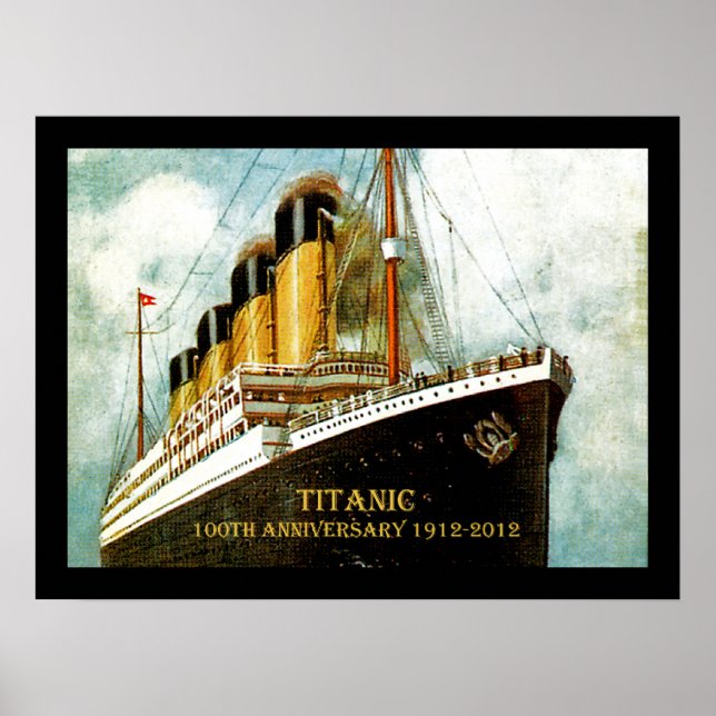 RMS Titanic 100th Anniversary Archival Poster (Front)