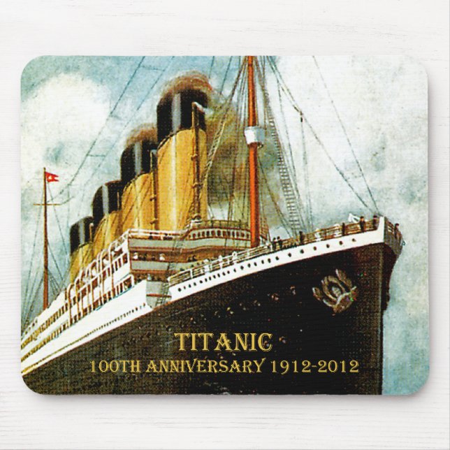 RMS Titanic 100th Anniversary Mouse Pad (Front)
