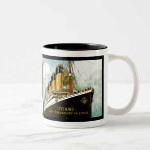 RMS Titanic 100th Anniversary Two-Tone Coffee Mug
